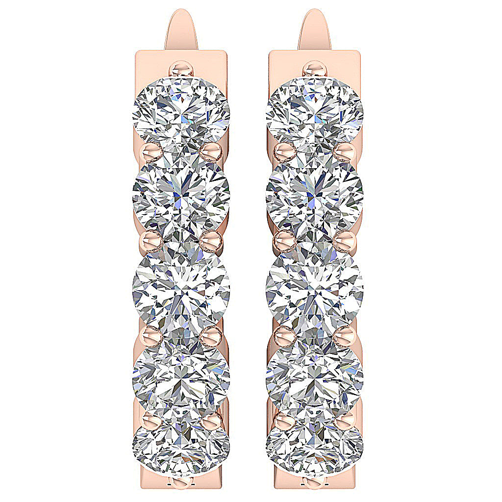 14kRoseGoldUniqueEarring
