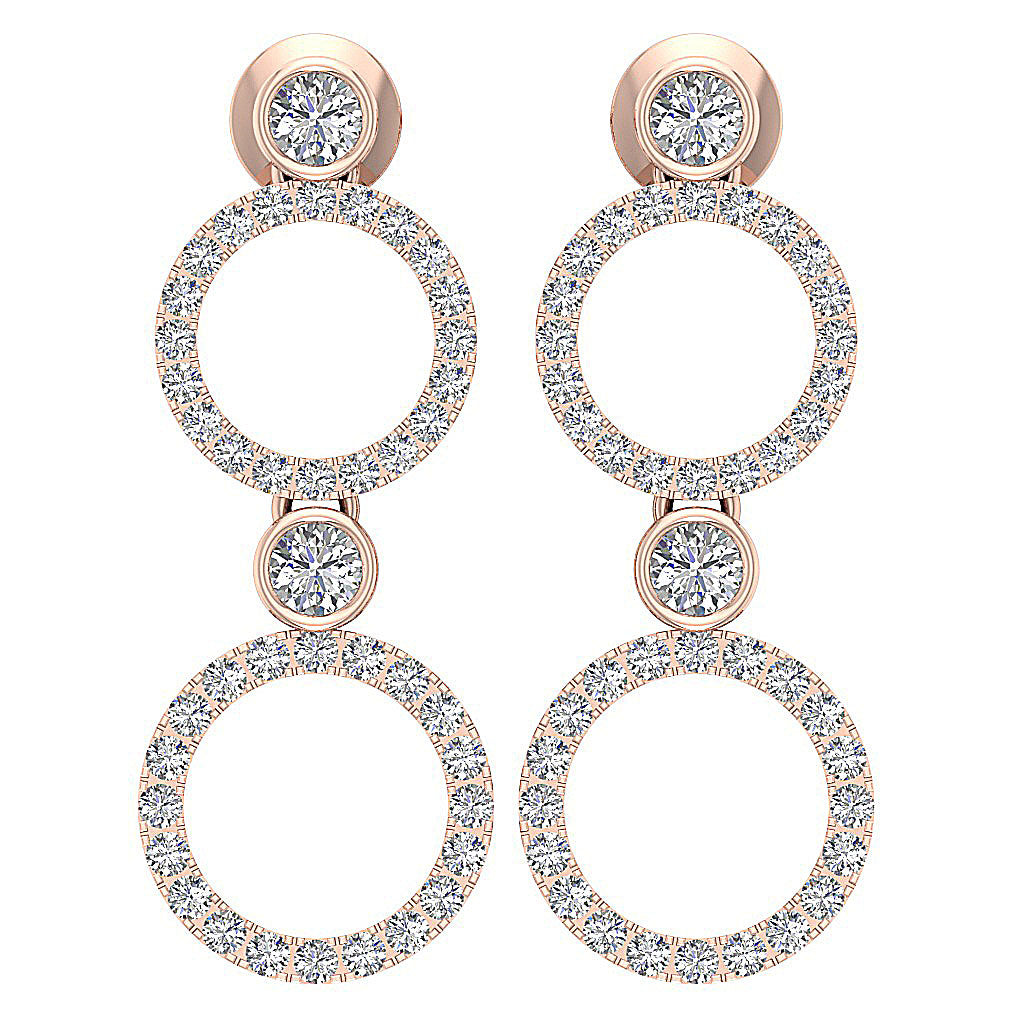 14kRoseGoldDangleEarring