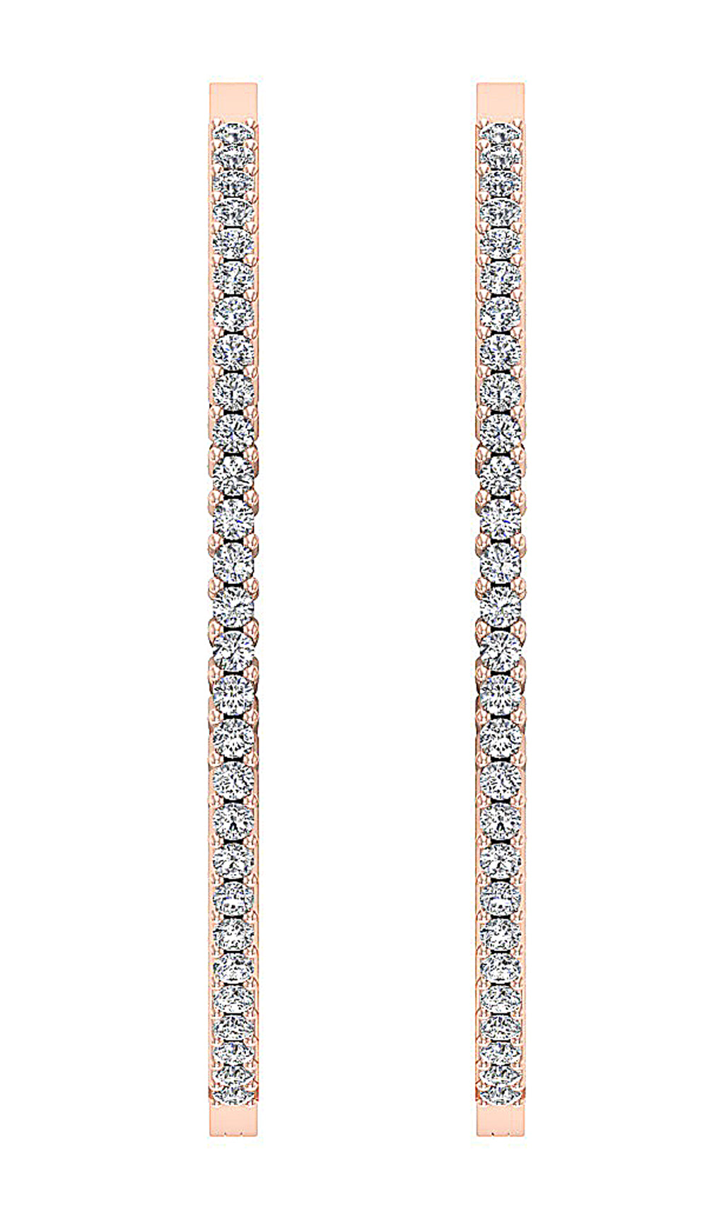 14kRoseGoldHoopsEarring