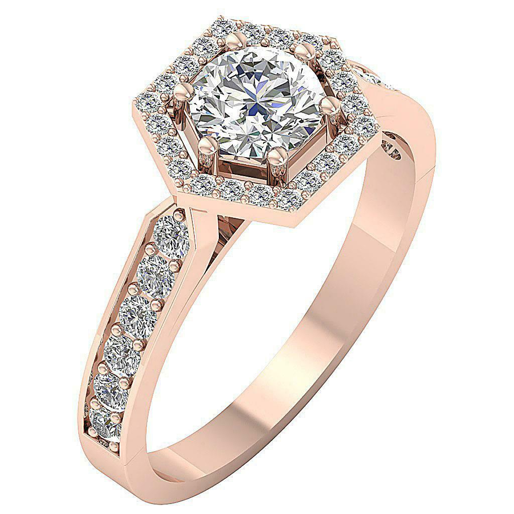 I1 G 1.55 Ct Solitaire Anniversary Ring Round Diamond 14k Yellow Gold Prong Set 9.55 MM