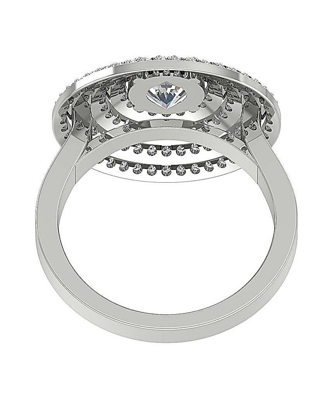 Natural Diamond Designer Right Hand Engagement Ring I1 G 2.10 Ct 14k White Yellow Rose Gold