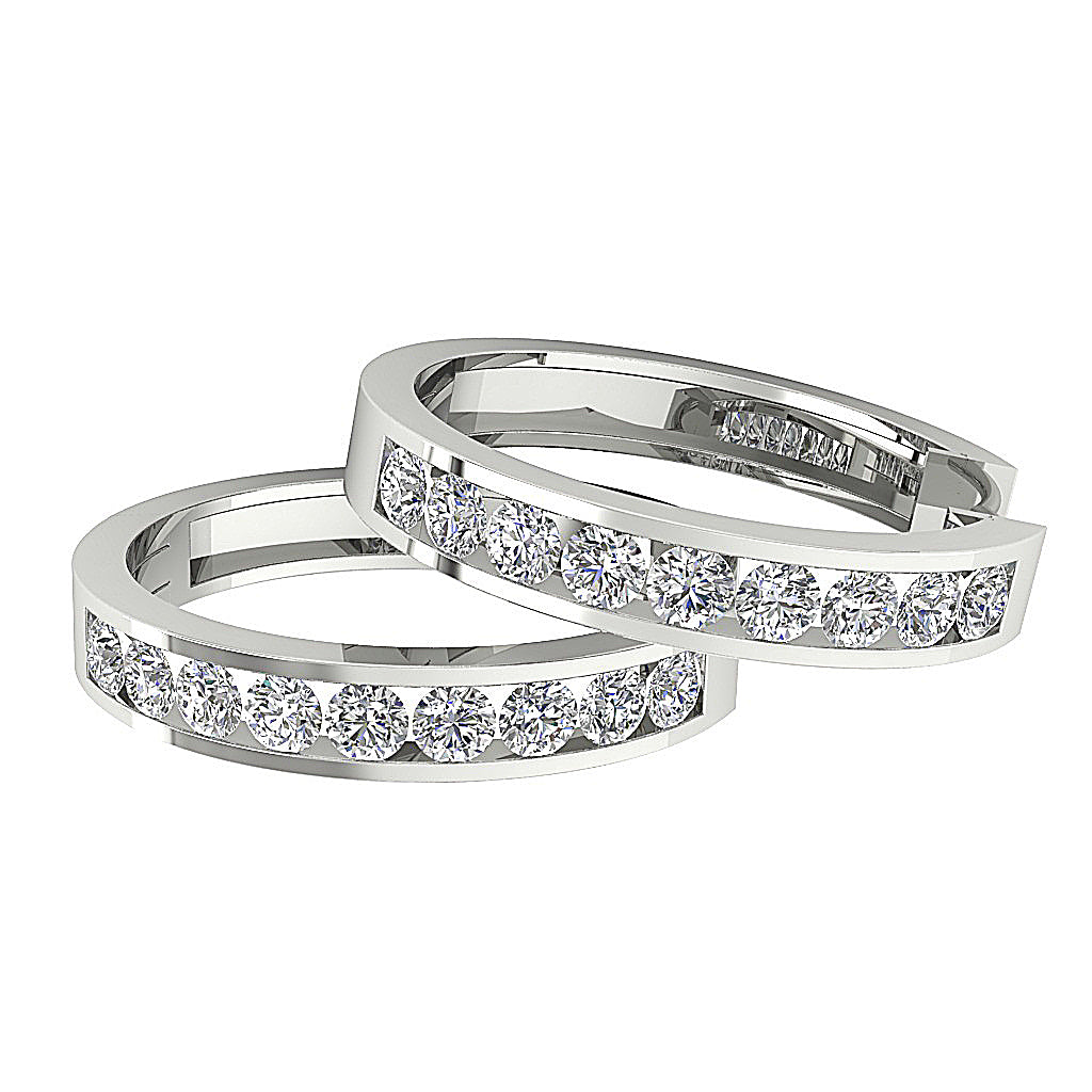 14kSolidGoldNaturalDiamondHoopEarring
