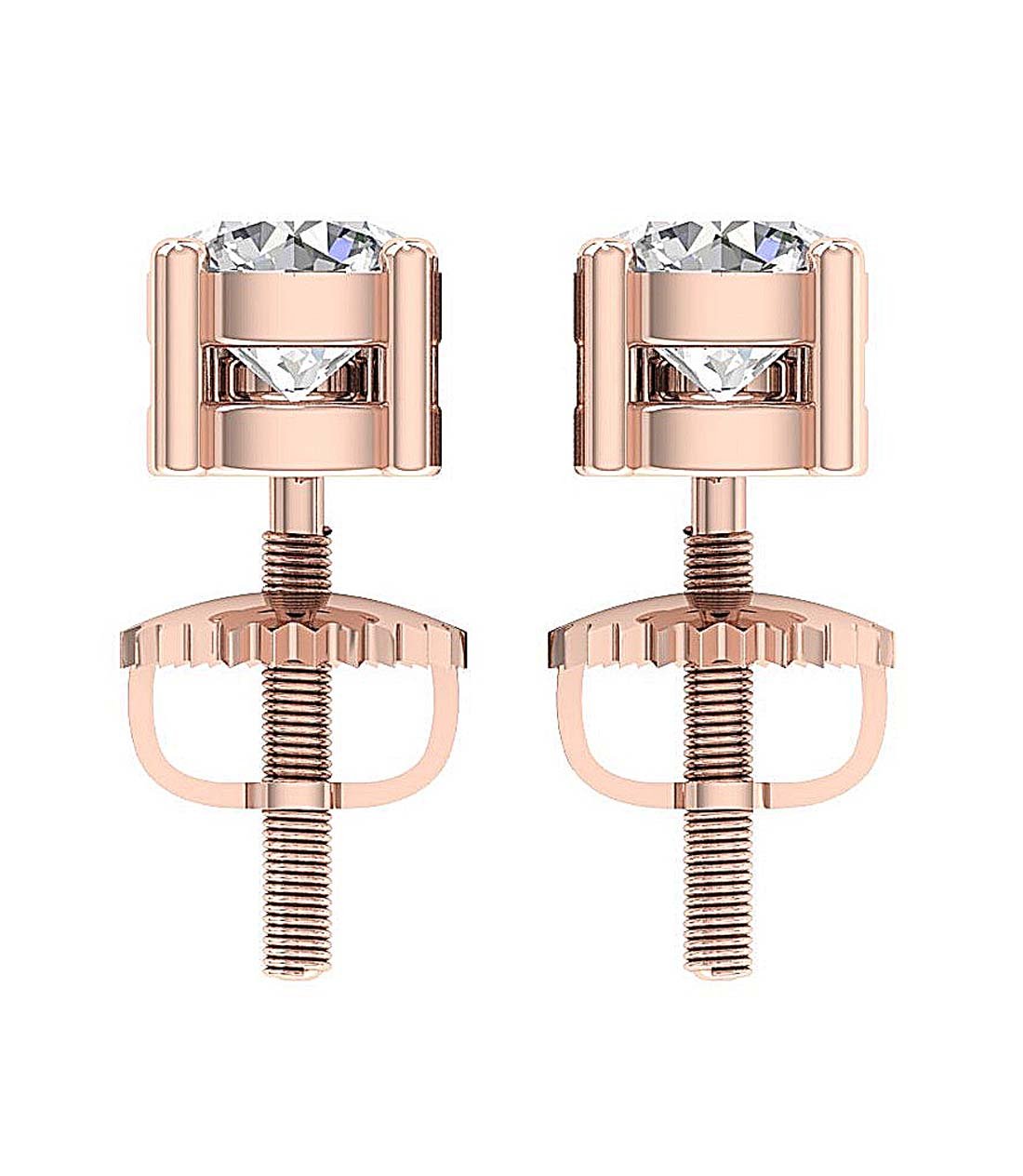 SI1/I1 G 1.50 Ct Dangle Wedding Earrings Genuine Diamond 18k/14k Yellow Gold Prong Set