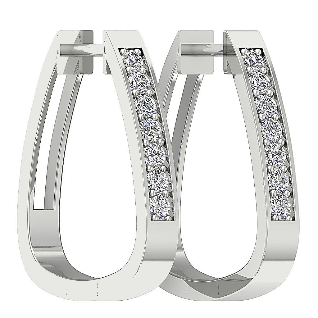 14kSolidGoldNaturalDiamondEarring