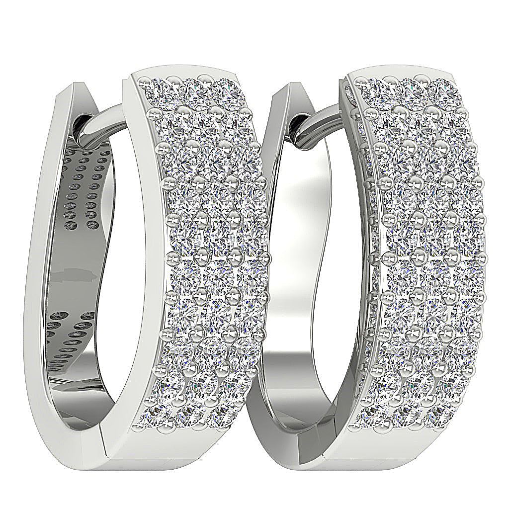 14kSolidGoldNaturalDiamondEarring