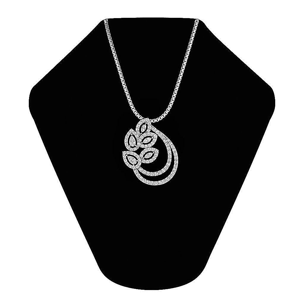 Vintage Fashion Pendant SI1/I1 G 0.60 Carat Genuine Diamond 14k/18k Solid Gold