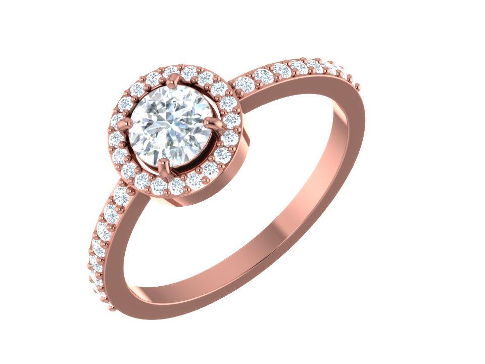 14k Solid Gold Natural Diamond I1 G 1.00 Carat Antique Anniversary Ring