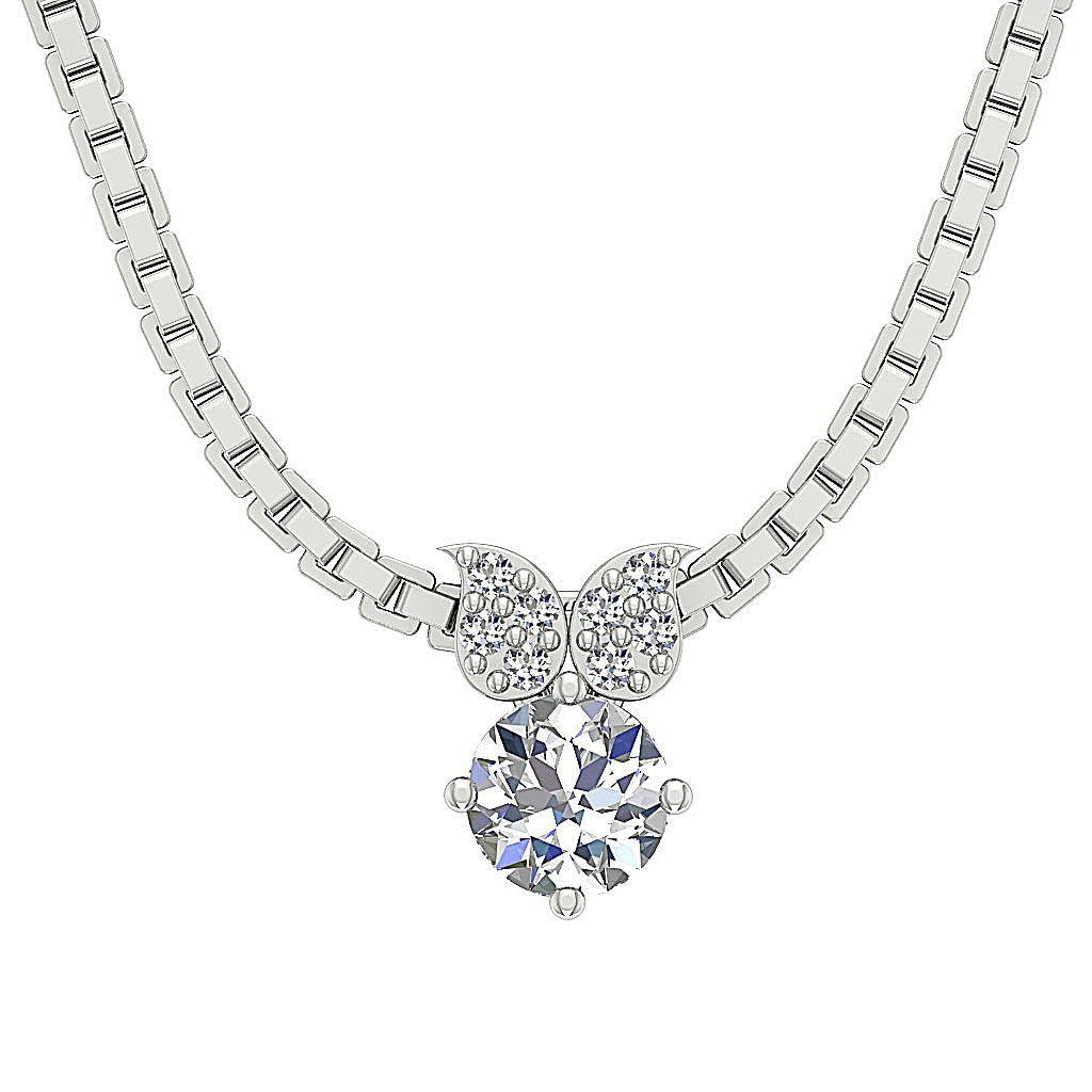 Designer Fashion Pendants SI1/I1 G 0.35 Carat Genuine Diamonds 14k/18k Solid Gold