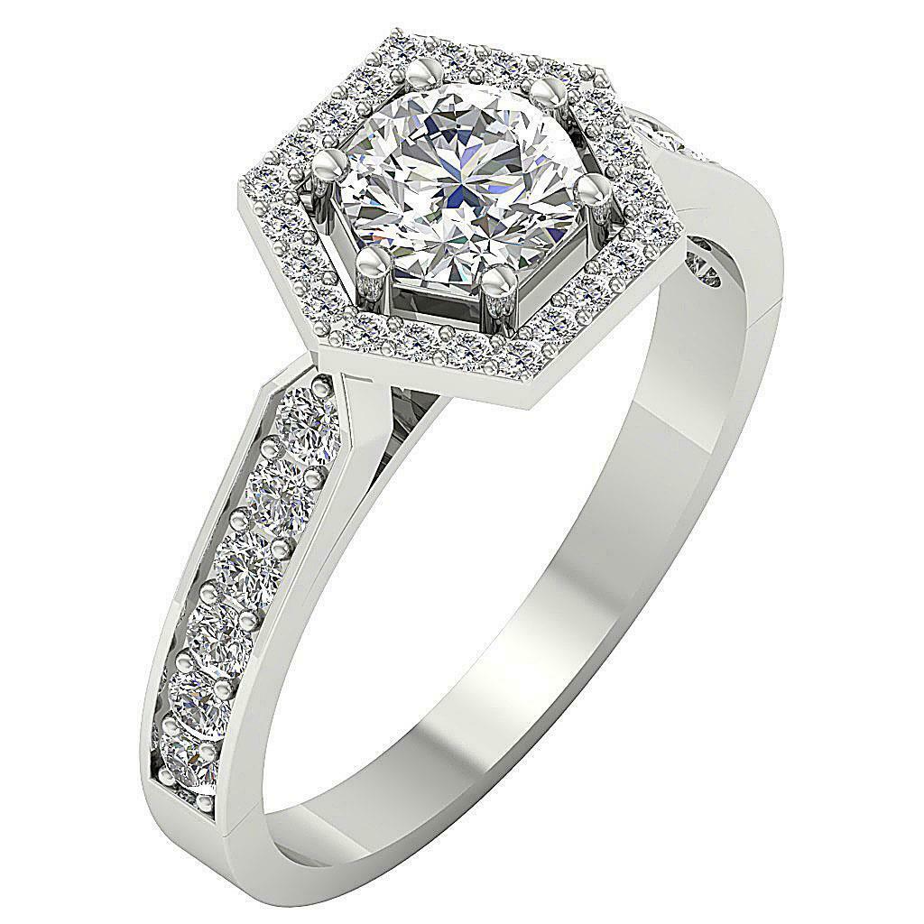 I1 G 1.55 Ct Solitaire Anniversary Ring Round Diamond 14k Yellow Gold Prong Set 9.55 MM