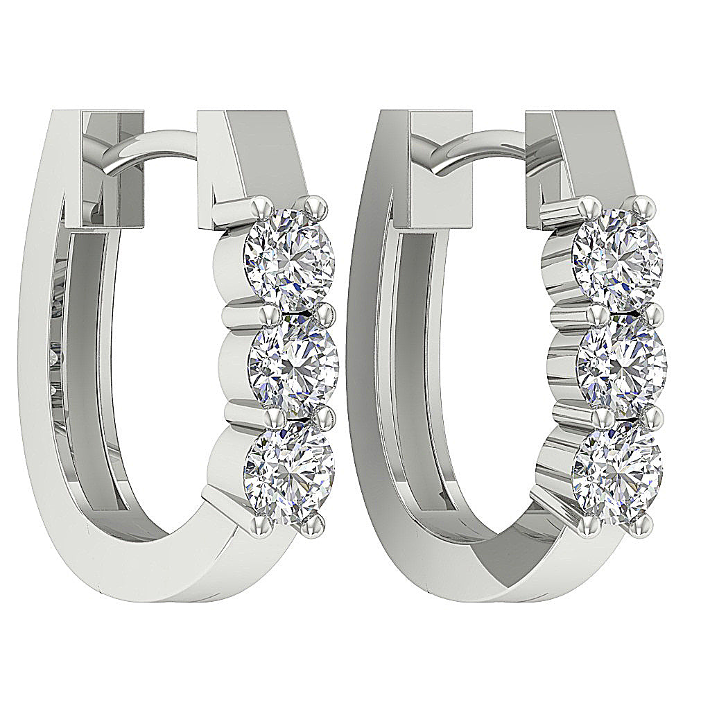 14kWhiteGoldEarringProngSet