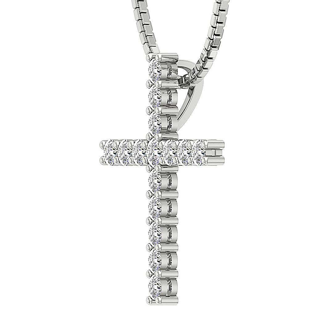 14kSolidGoldGenuineCutDiamondPendant