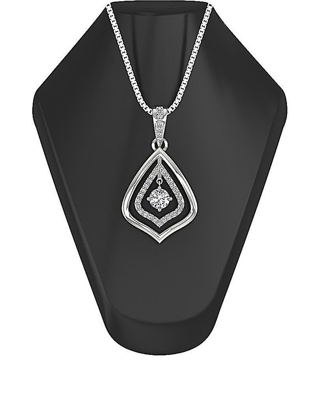 Natural Diamond 14k/18k Solid Gold Unique Fashion Pendant SI1/I1 G 0.50 Carat
