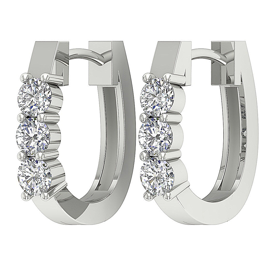 14kWhiteGoldNaturalCutDiamondEarring