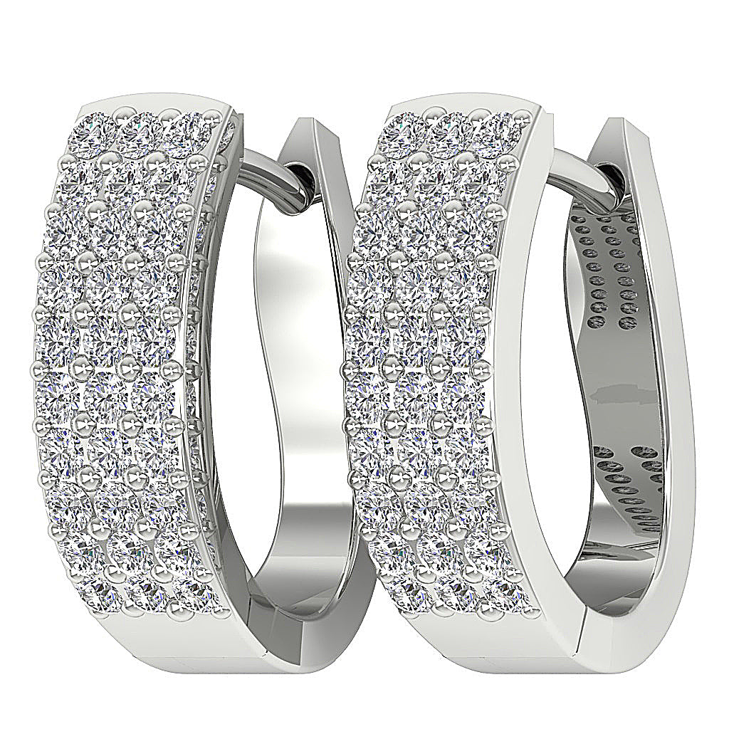 14kWhiteGoldNaturalCutDiamondEarring