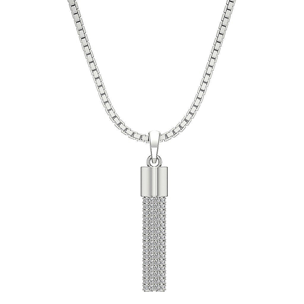 Round Diamonds SI1/I1 G 0.40 Carat Designer Fashion Pendants 14k/18k Gold
