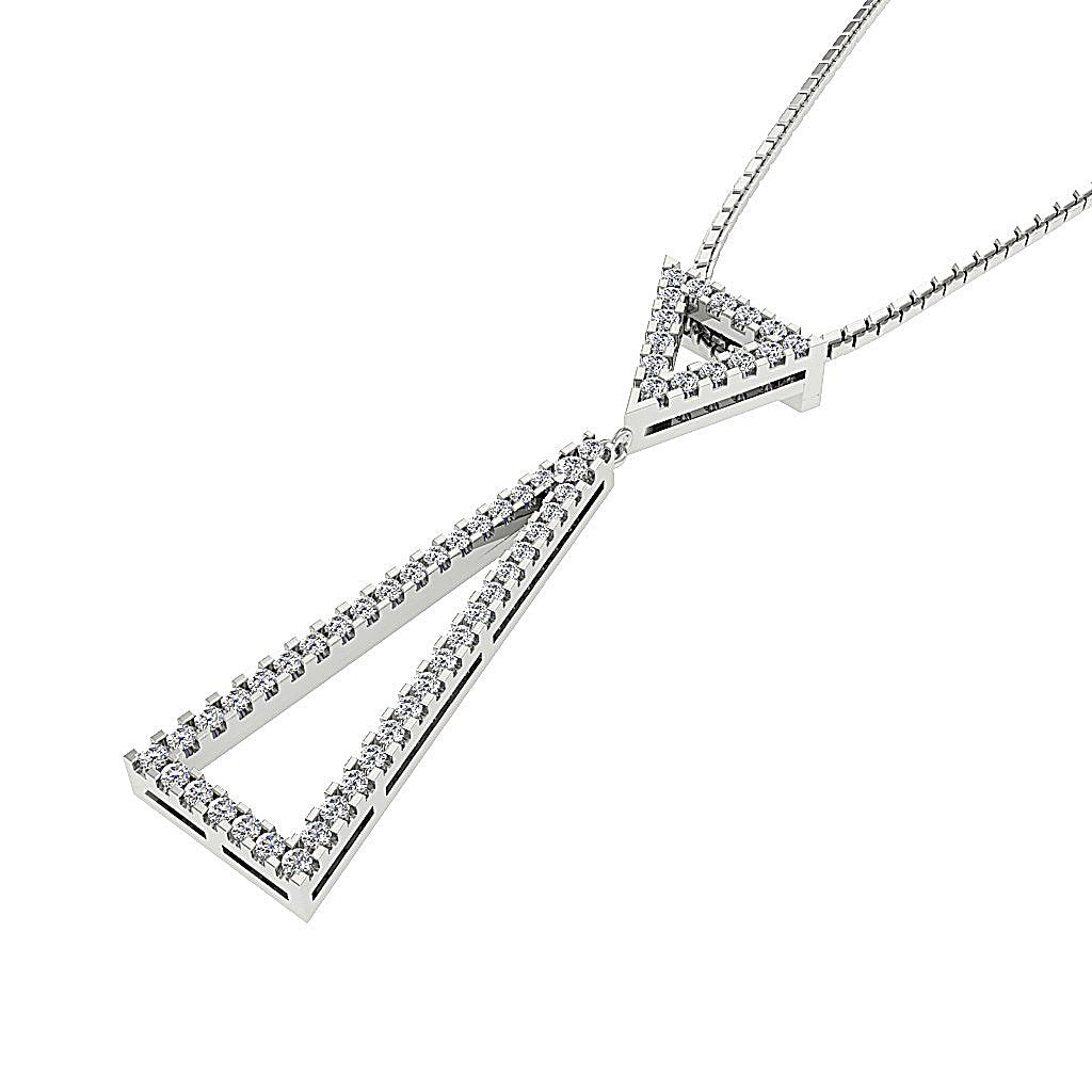Genuine Diamonds SI1/I1 G 0.30 Carat Unique Fashion Pendants 14k/18k Gold