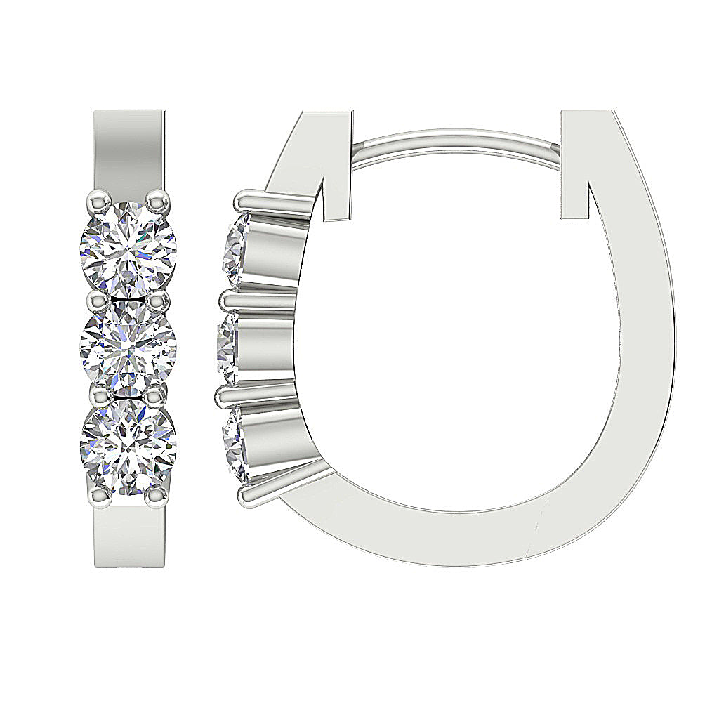14kWhiteGoldVintageHoopsEarring
