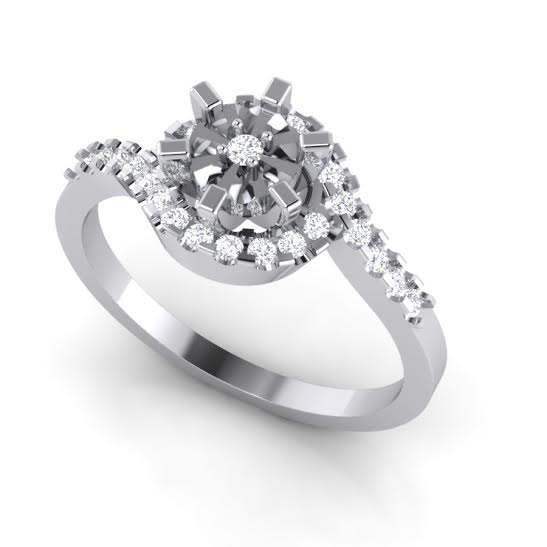 14k Rose Gold Vintage Solitaire Engagement Ring VS1 G 0.30 Carat Natural Diamond Prong Set