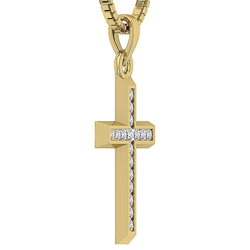 14kGoldDesignerCrossPendant