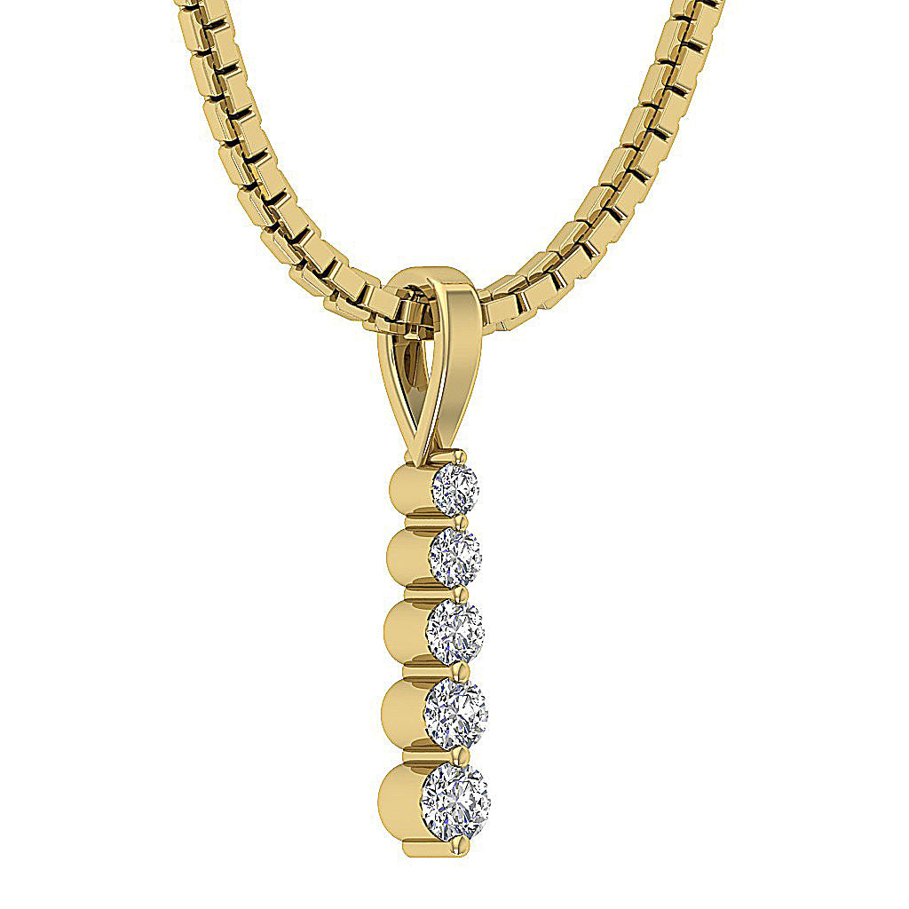 14kYellowGoldJourneyPendant