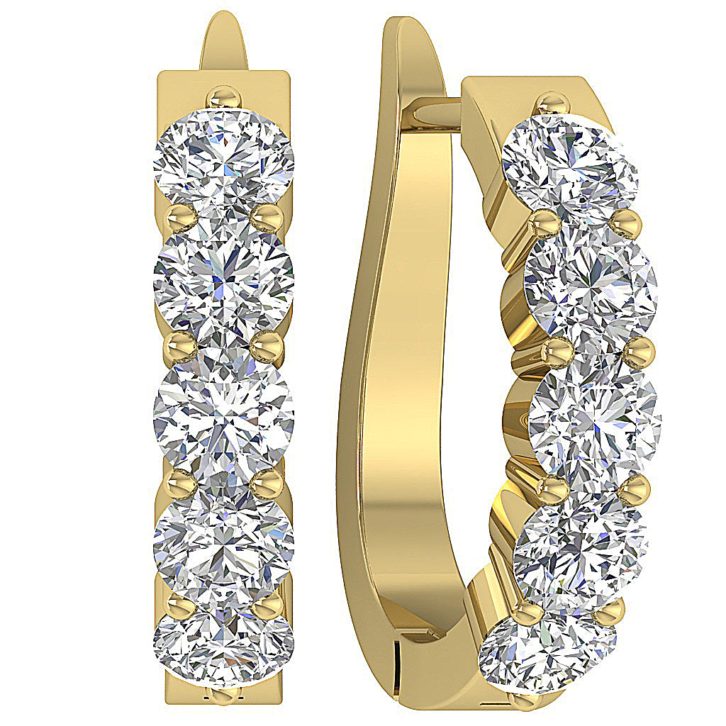 14kYellowGoldDesignerEarringPaveSet