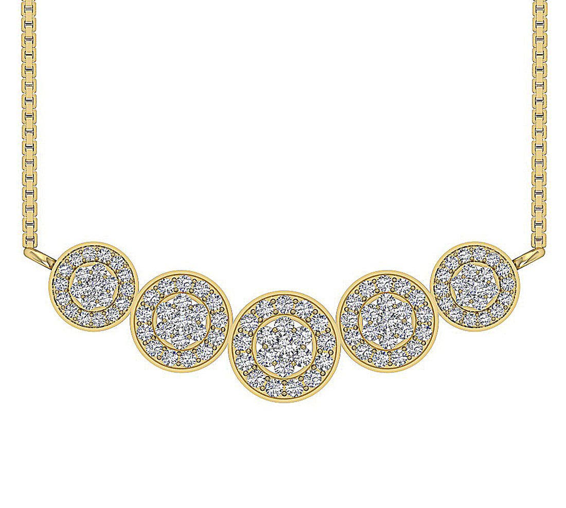 Natural Diamond 14k/18k Gold Designer Fashion Pendants VVS1/VS1/SI1/I1 1.00 Carat