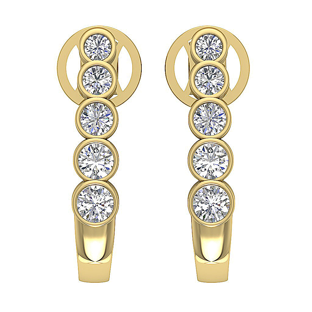 14kYellowGoldRoundDiamondEarring