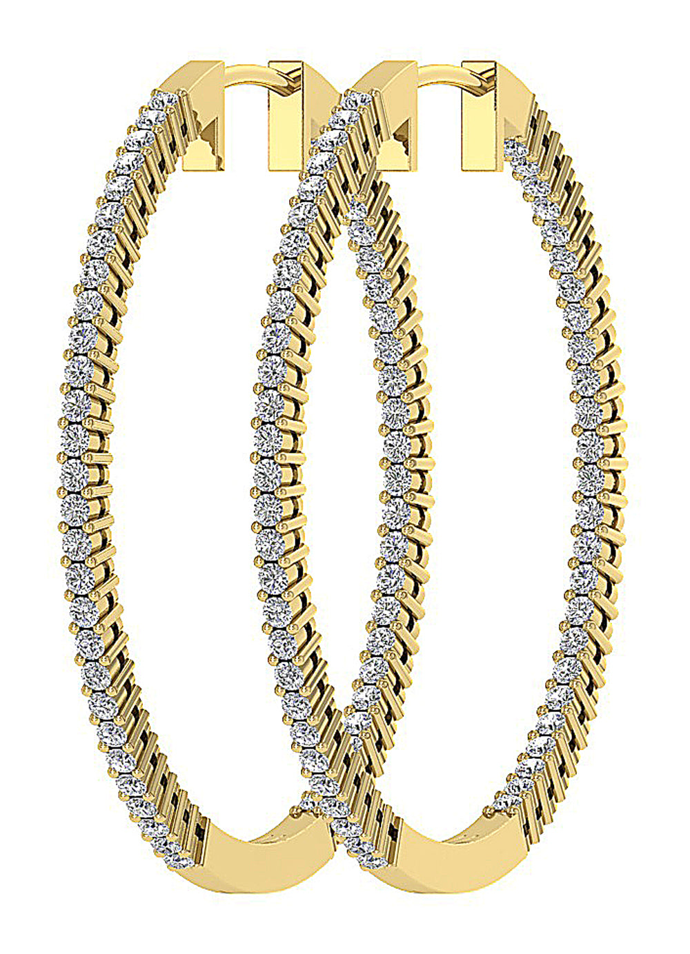 14kYellowGoldGenuineDiamondEarring