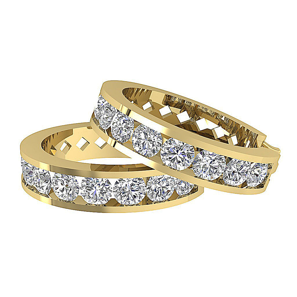 14kYellowGoldGenuineDiamondEarring