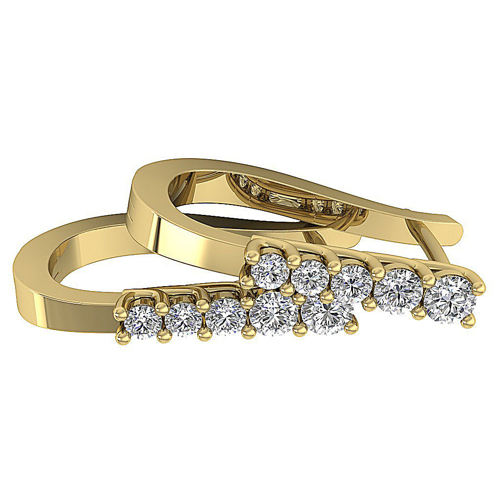 14kGoldProngSetEarring