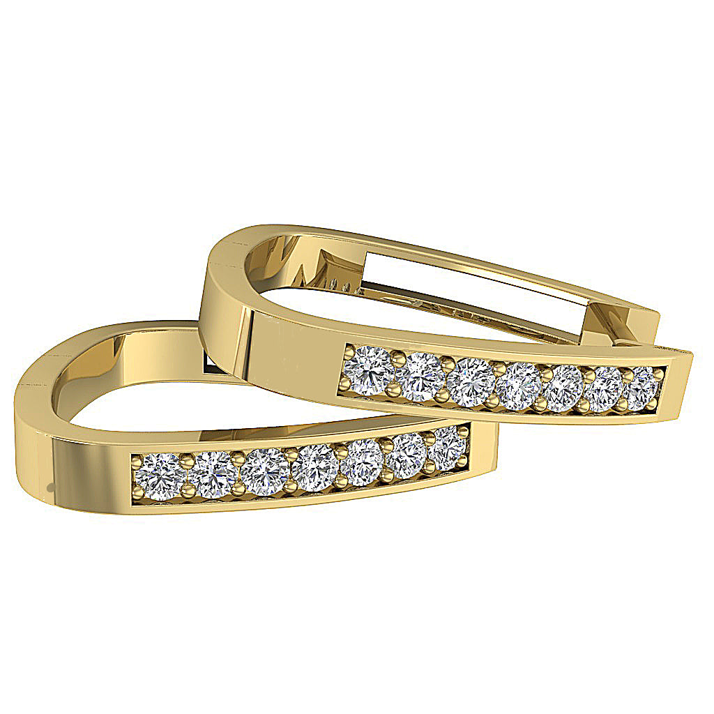 14kYellowGoldGenuineDiamondEarring