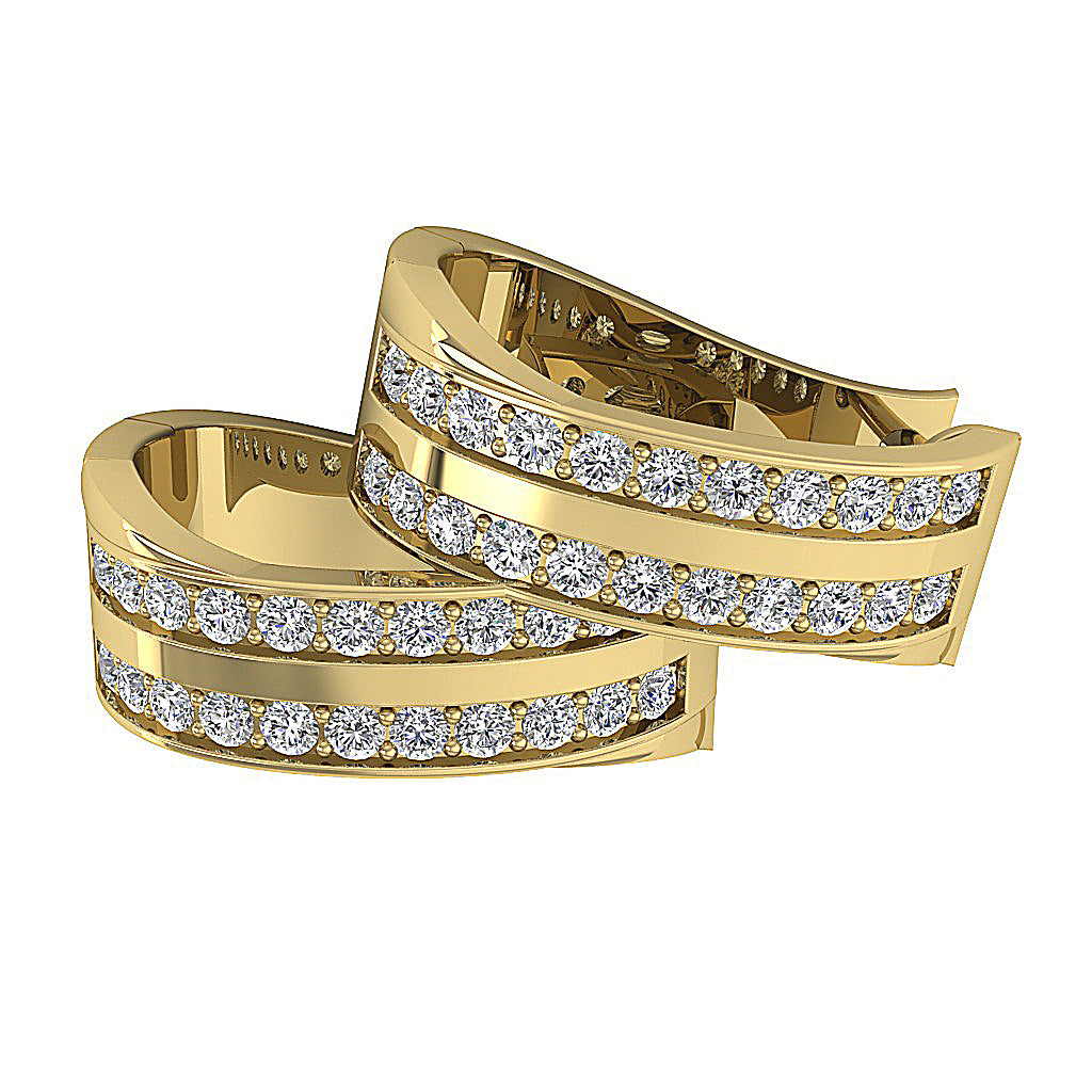 14kYellowGoldNaturalDiamondEarring
