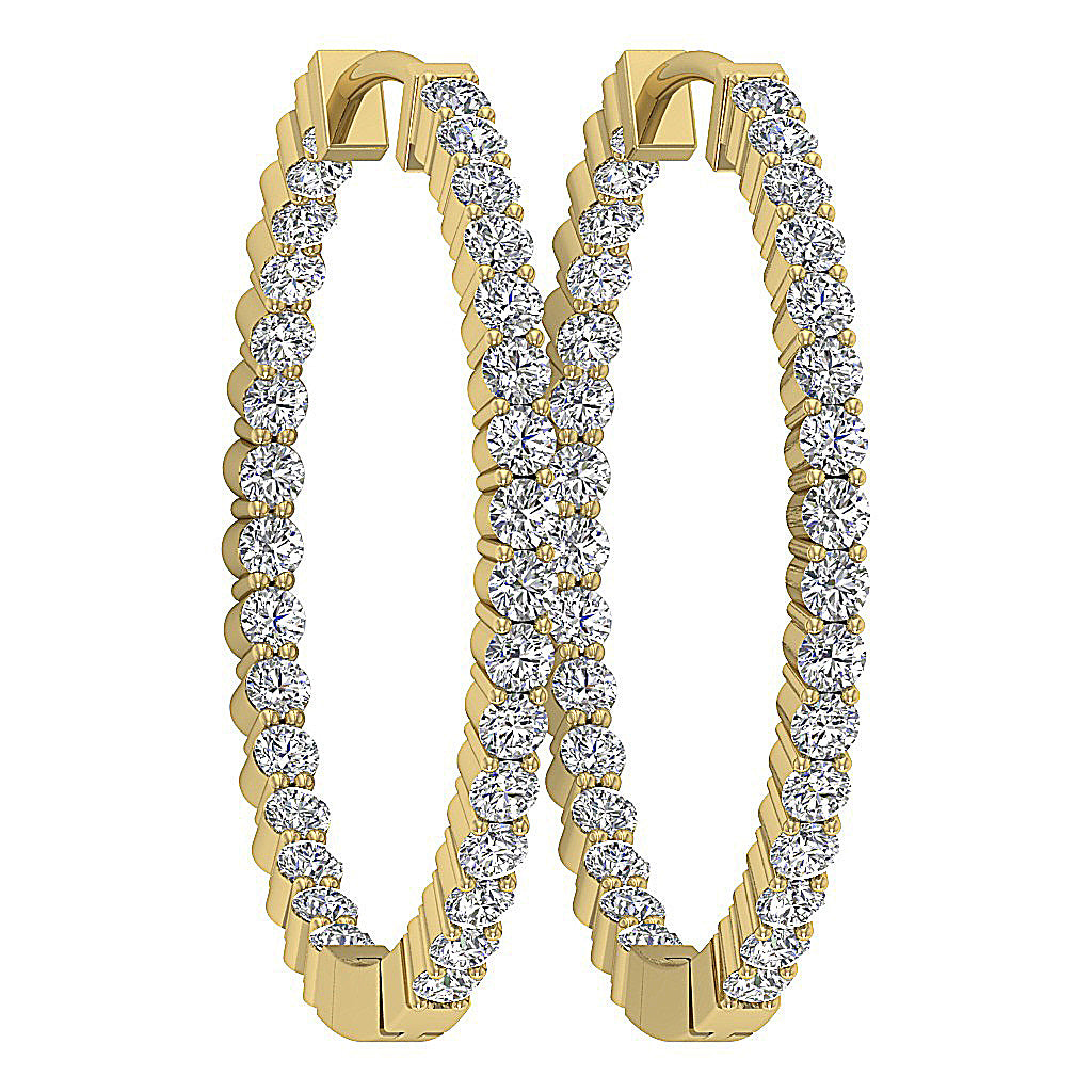 14kRoseGoldUniqueStyleEarringSet