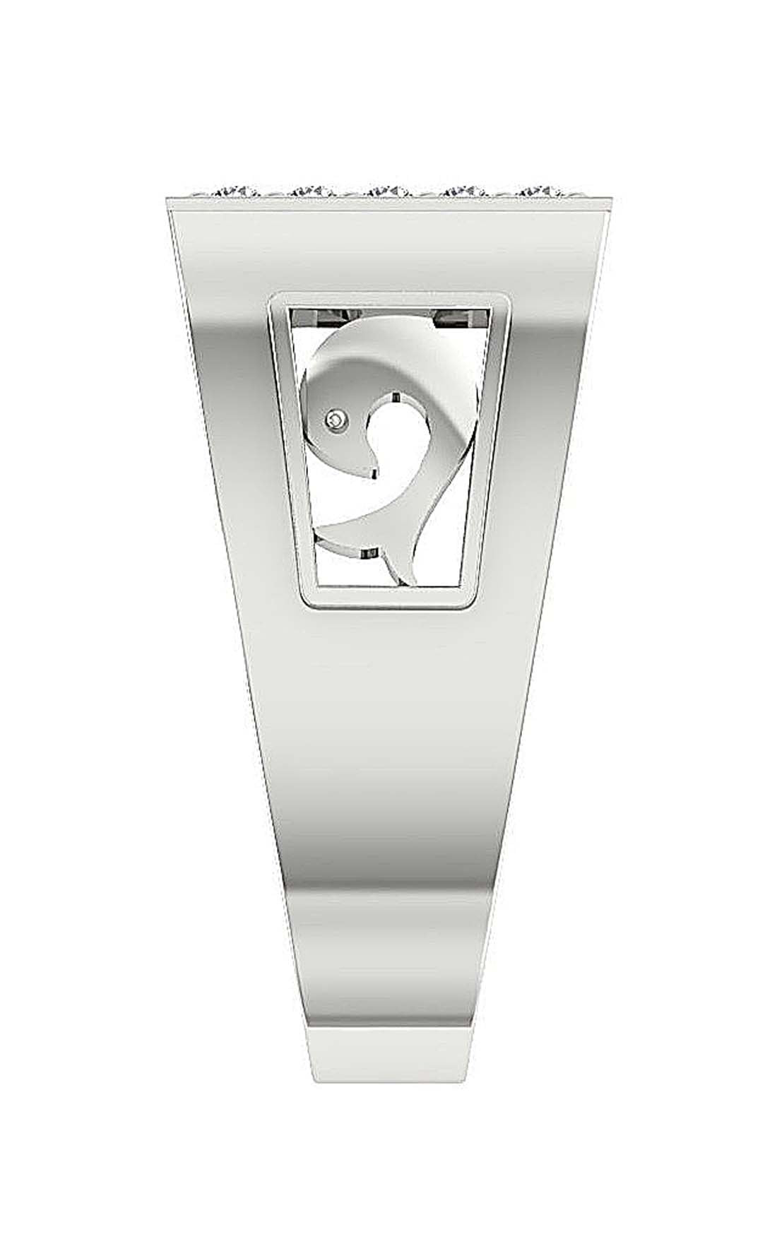 14k Solid Gold Mens Anniversary Ring SI1/I1 G 0.80Ct Round Diamond Prong Set Width 11.25MM