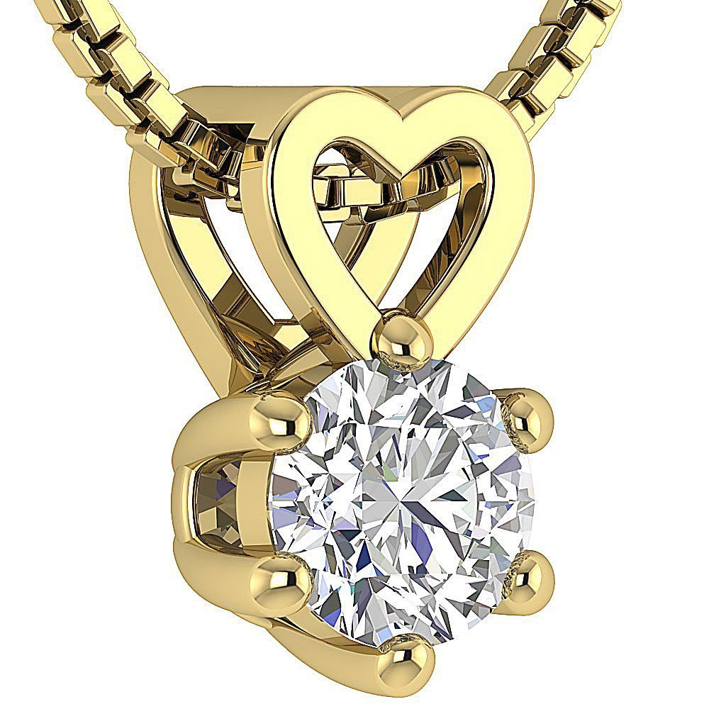 Romantic Heart Solitaire Design