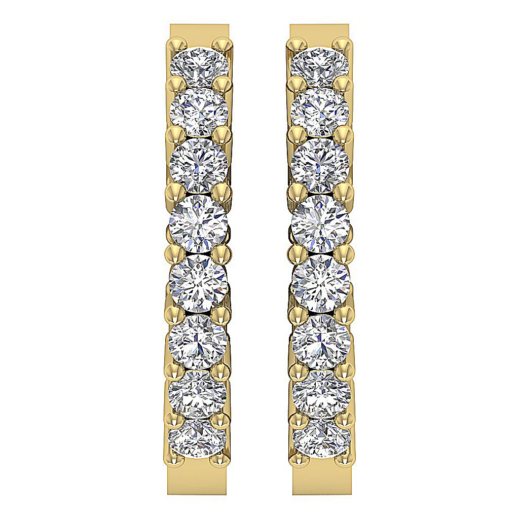 14kYellowGoldGenuineDiamondEarring