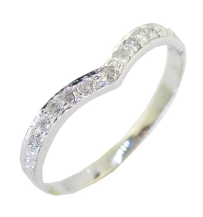 14k White Yellow Rose Gold Petite Wedding Ring I1 G 0.20 Carat Natural Round Diamond Pave Set 2.60MM