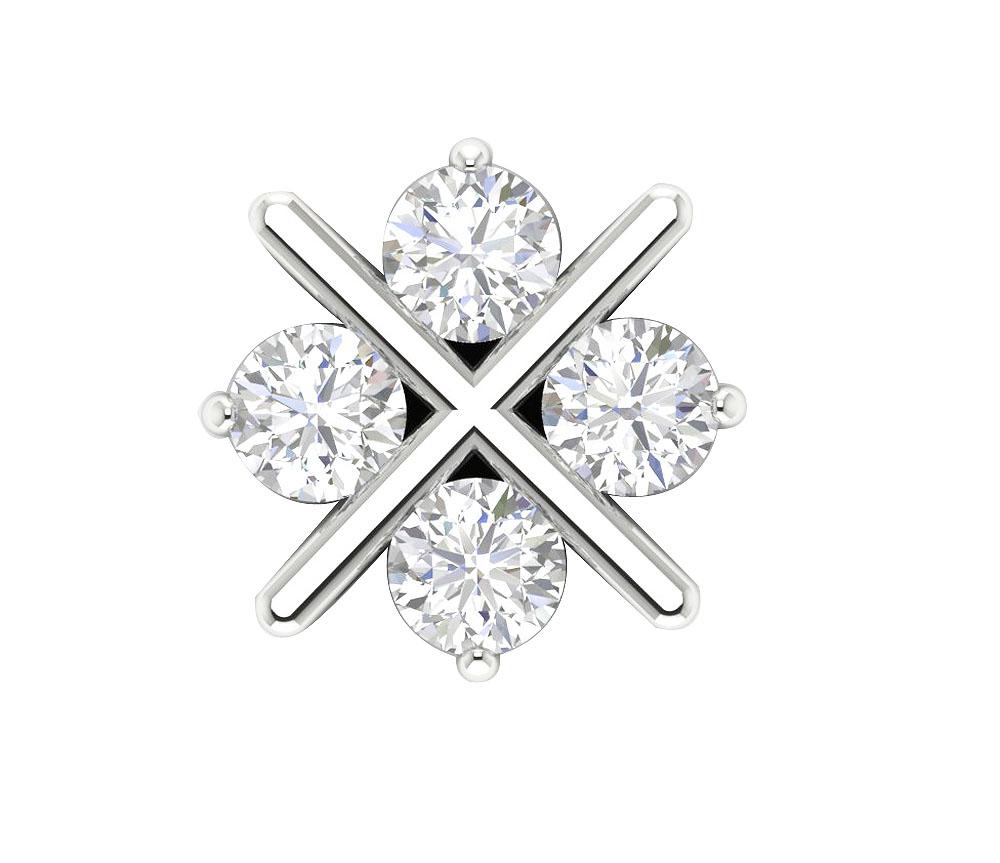 14k/18k Solid Gold Designer Fashion Pendant SI1/I1 G 1.00 Ct Genuine Diamond