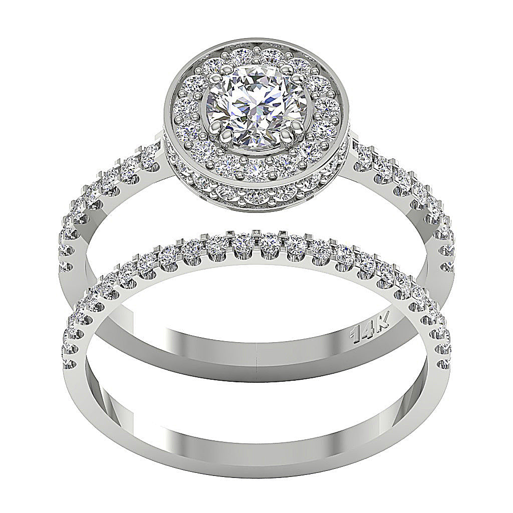 DesignerAnniversaryBridalRingSet