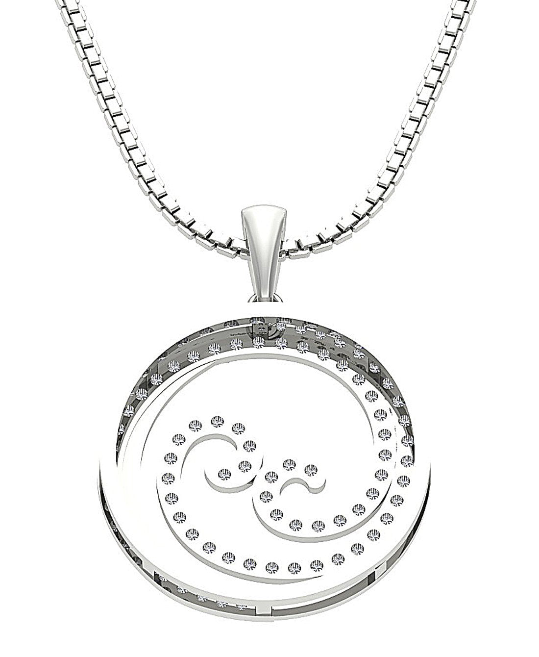 VVS1/VS1/SI1/I1 0.75 Carat Round Shape Pendant 14k/18k Gold Genuine Diamond