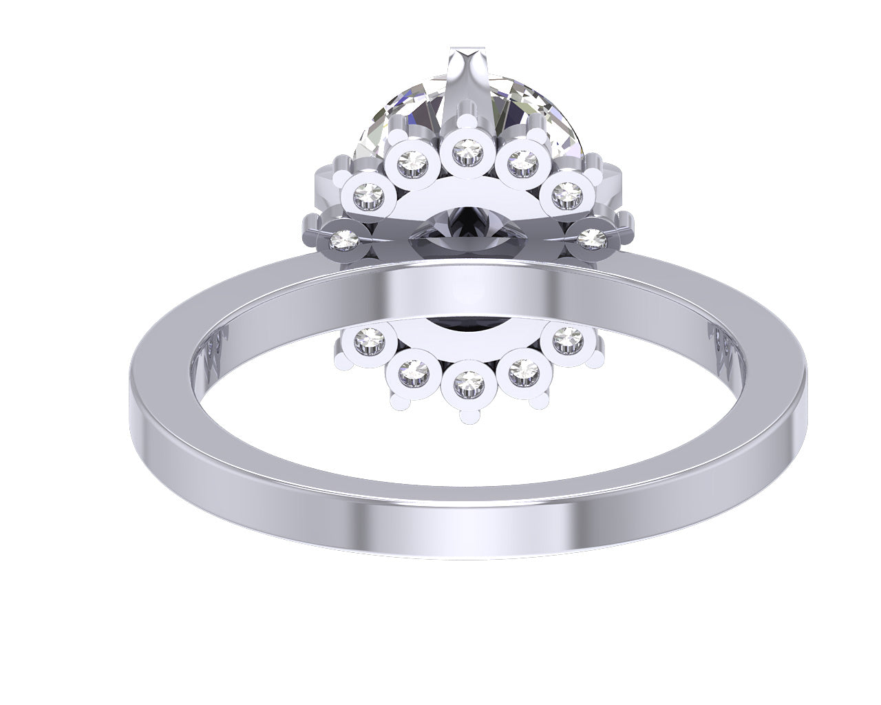 Designer Big Solitaire Engagement Ring I1 G 1.80 Carat Round Cut Diamond 14K Rose Gold