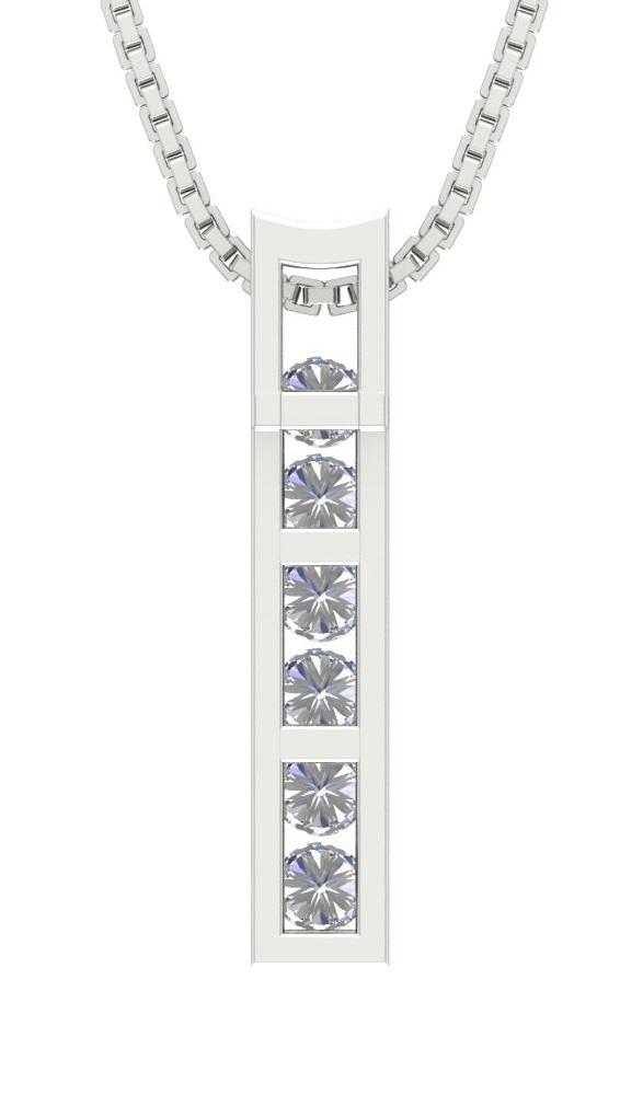 14k/18k Solid Gold Genuine Diamond SI1/I1 G 0.50 Ct Designer Fashion Pendant