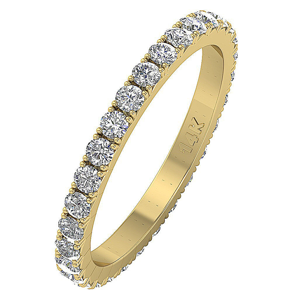 The Brantley Genuine Diamond Eternity Anniversary Gold Ring