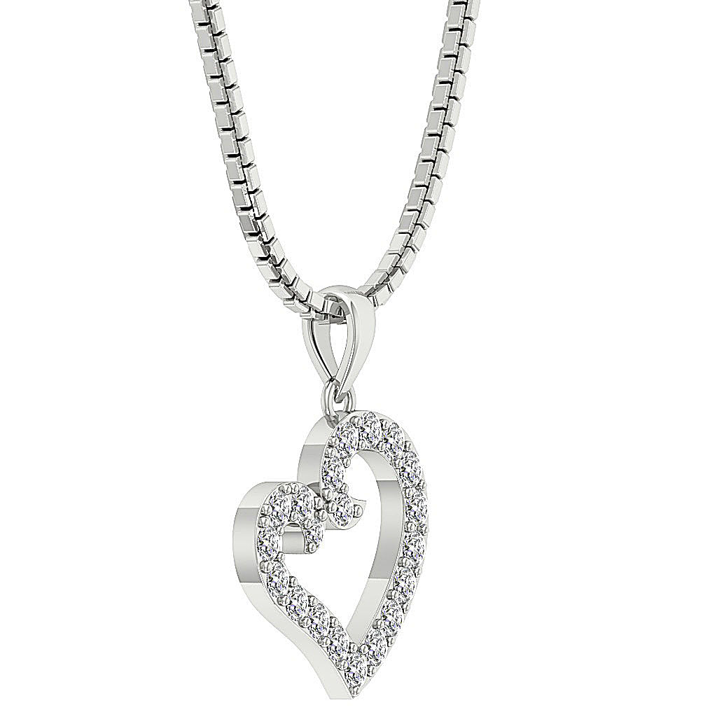 The Jaden Natural Diamond Eternal Love Heart Pendant
