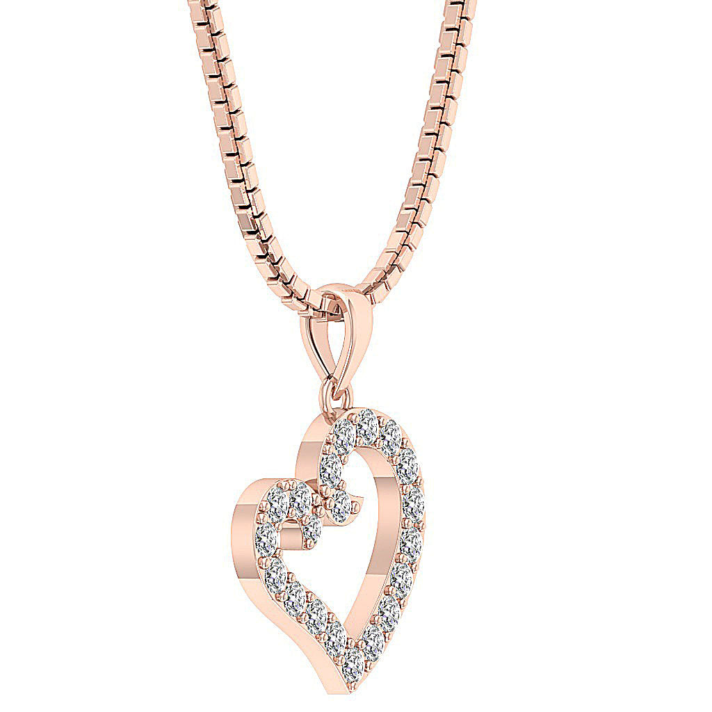 The Jaden Natural Diamond Eternal Love Heart Pendant