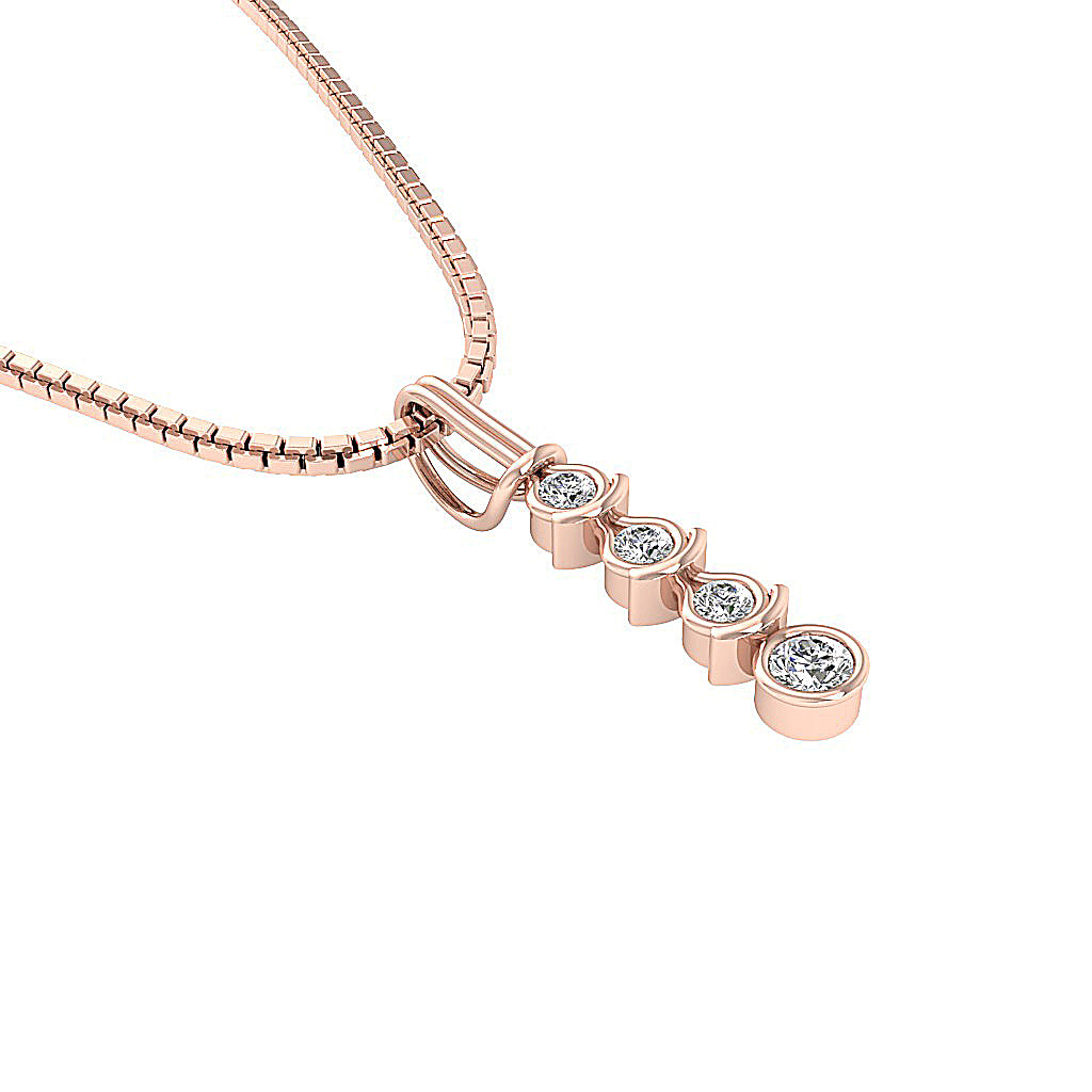 The Gunner Natural Diamond Designer Journey Pendant