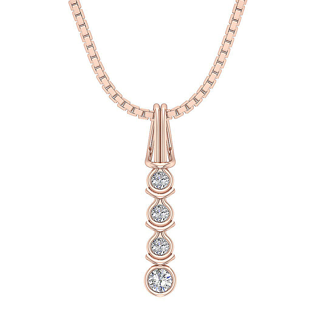 The Gunner Natural Diamond Designer Journey Pendant