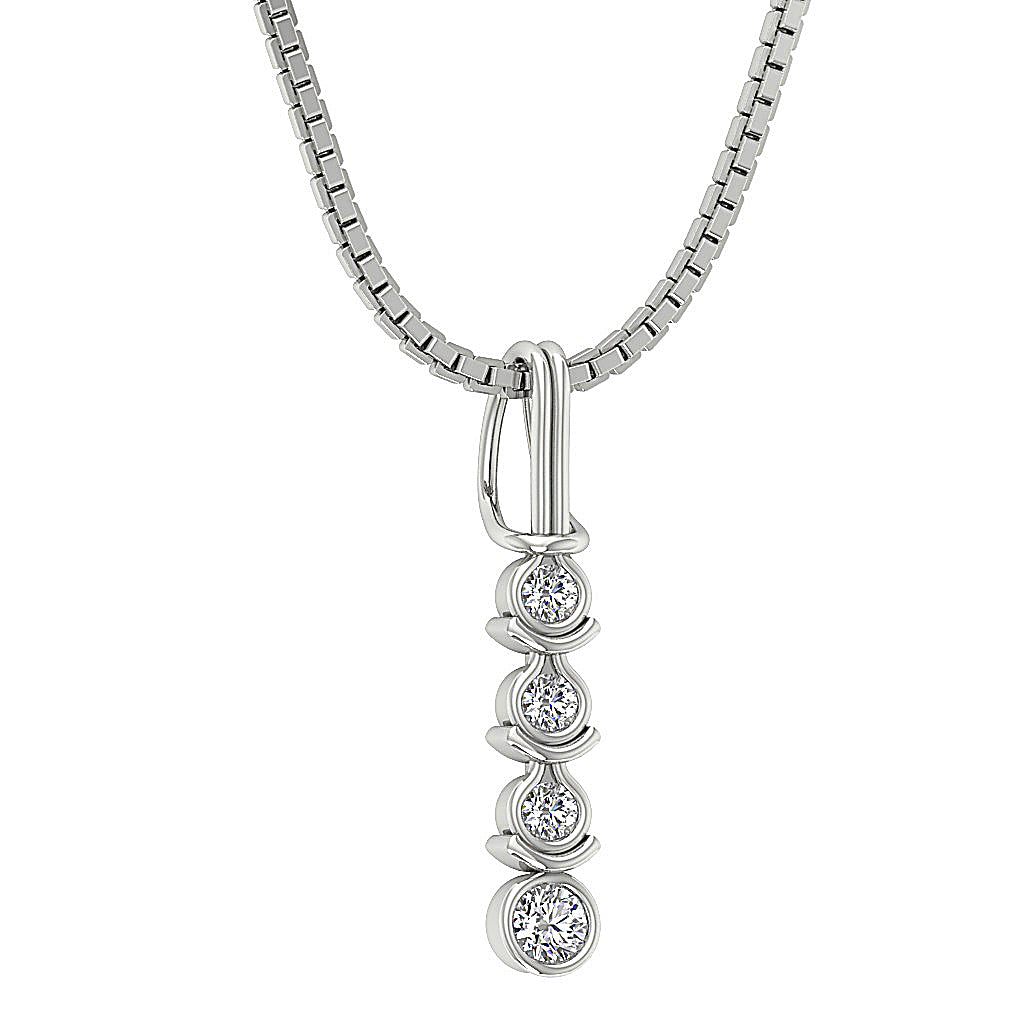 The Gunner Natural Diamond Designer Journey Pendant