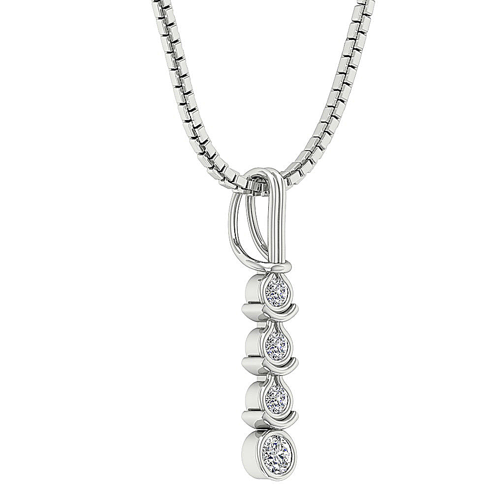 The Gunner Natural Diamond Designer Journey Pendant