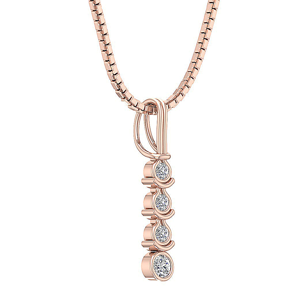 The Gunner Natural Diamond Designer Journey Pendant